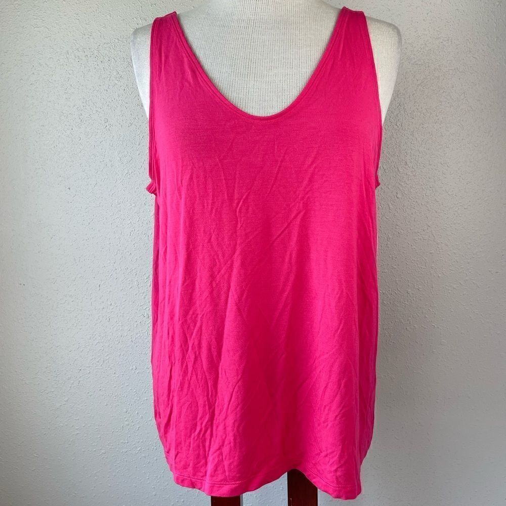 NWT Ideology Flamenco Pink Athletic Tank Top Size L